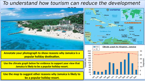 AQA GCSE 9 point question lessons. Using tourism to close the development gap