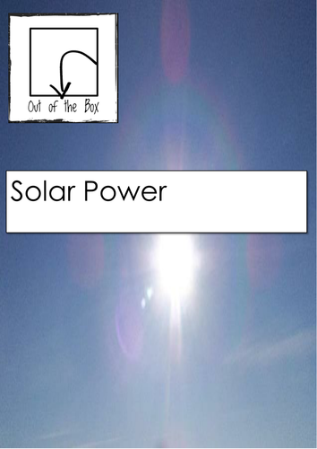 Solar Power. Information and Worksheet