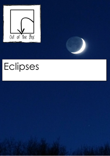 Eclipses. Information and Worksheet