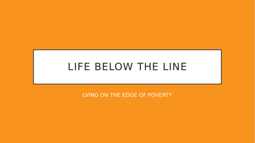 Living on the Poverty Line in the UK (food/beauty banks)