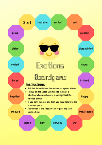 Emotions Board Game