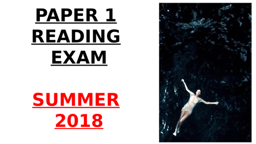 EDUQAS GCSE English Language Summer 2018 Paper 1 Q2 -  IMPRESSIONS (with examiner podcast)