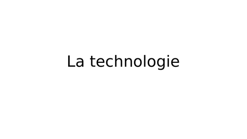 A LA MAISON DES JEUNES - TECHNOLOGY