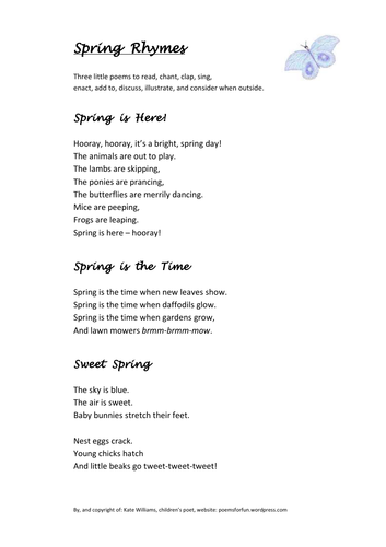 spring poems