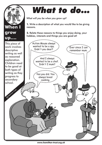 What i want to be when i grow up theme image