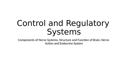 LO5: Control and Regulatory Systems, Malfunctions and Impacts on Individuals