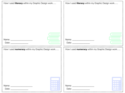 Embedding Literacy & Numeracy in Graphic Design