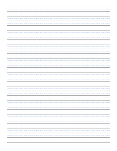 Blank Wide Ruled Handwriting Practice Paper Teaching Resources