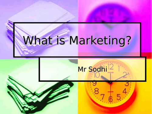 Marketing, What is it?