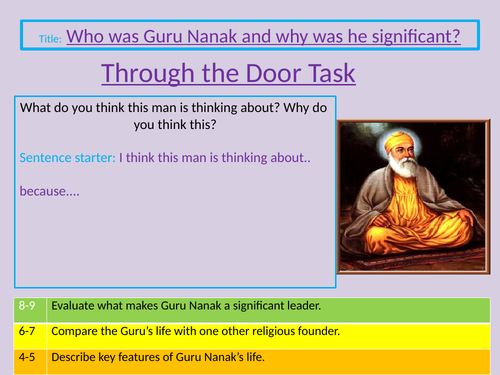 The life of Guru Nanak - AQA RE