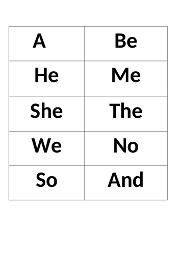 One-Syllable-Flashcards-List