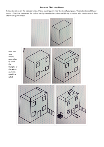 Isometric sketching- cover or one off