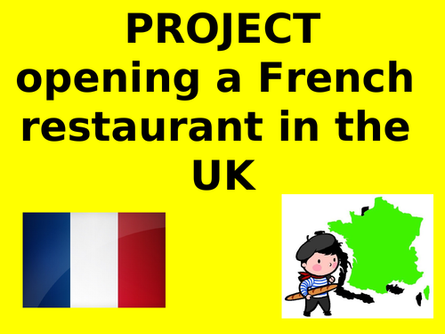 ICT Project French- Mon restaurant - My restaurant
