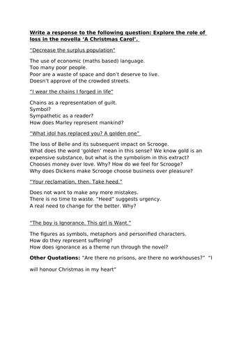 a christmas carol essay help