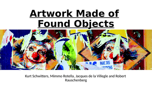 Found Objects - Groups - OBJECTS, GROUPS, COLLAGE