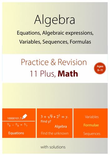 11+ Math Practice : Algebra
