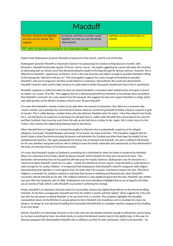 Who is macduff related to image