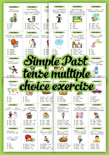 Simple Past Tense Worksheets & 91����t | ESL Grammar Practice Activities