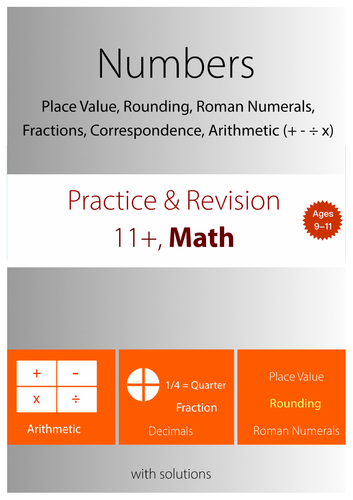 11+ Math Practice : Numbers
