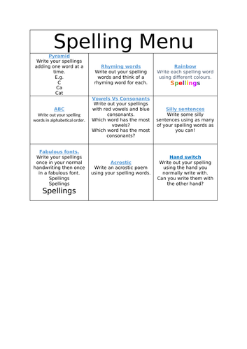 Outdoor spelling activities ks2 image