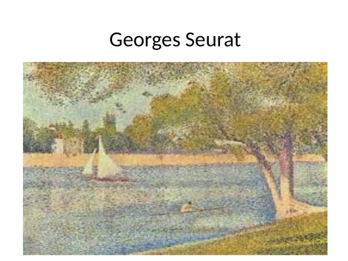 A quick Introduction to Georges Seurat