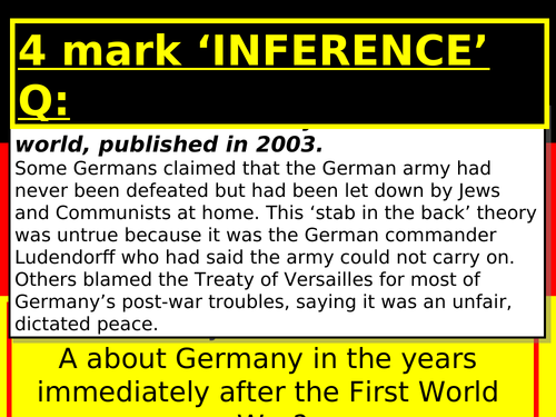 Early Days of the Weimar Republic