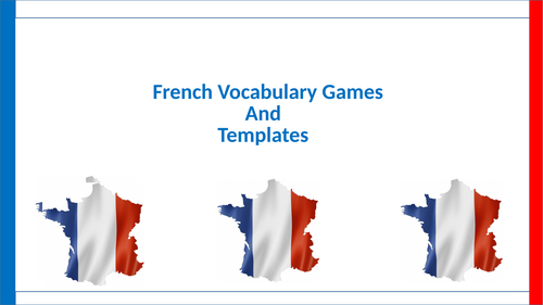 Introductory French games