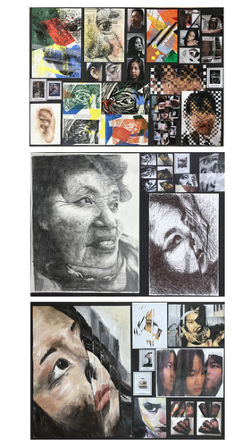 iGCSE Art and Design - Component 1 (Coursework): Exemplar boards