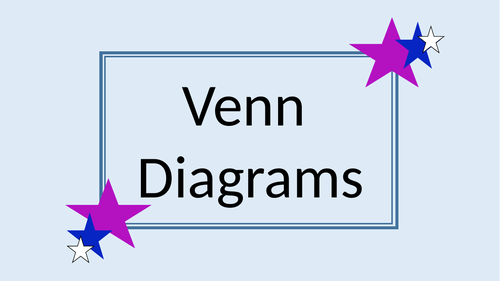 Venn Diagrams | Teaching Resources