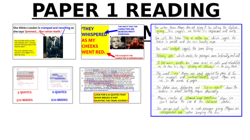 EDUQAS GCSE English Language Paper 1 2016 exam Q2 IMPRESSIONS PowerPoint