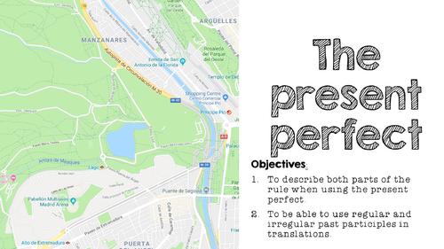 The present perfect (regulars and irregulars)