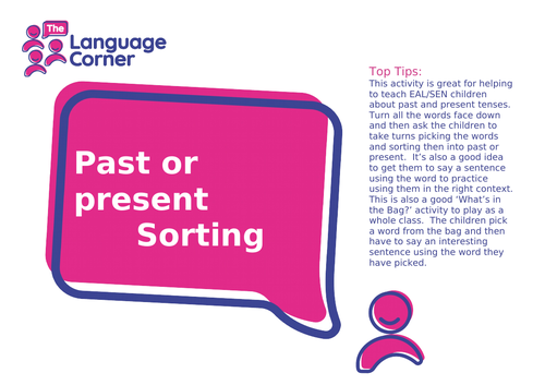 Past  or Present Sorting Activity