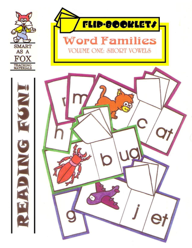 Short Vowels Flip Booklets