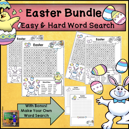 Easter Word Searches - Easy and Hard