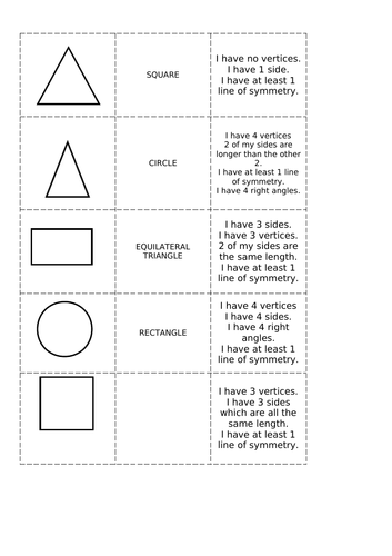 KS2 Shape 1/2 Lesson