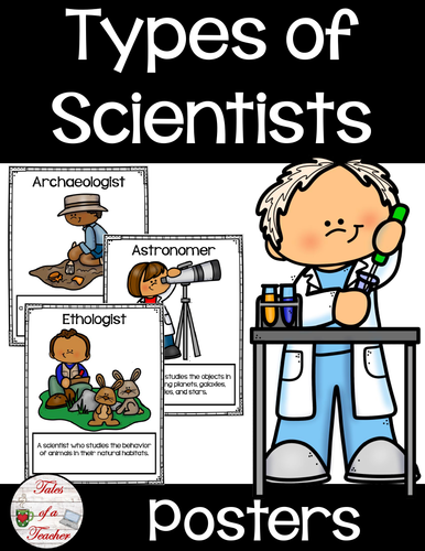 Types of Scientists Posters