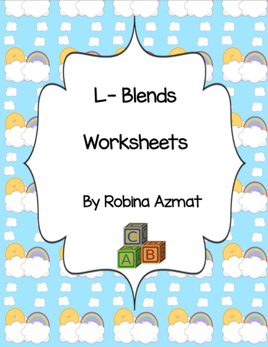L-Blends Worksheets