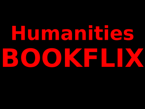 Humanities Bookflix display