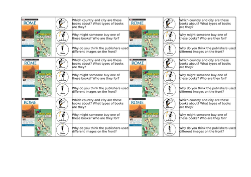 Travel Guide Comparison RIC Guided Reading