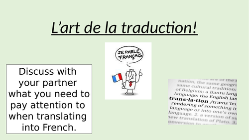 Translation Tips for Y11