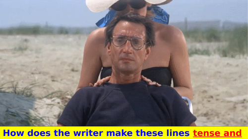 JAWS lesson Paper 1 Q3 (HOW/Language question with lecturer podcast) EDUQAS GCSE English Language