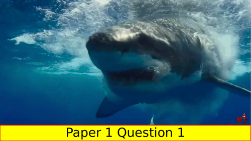 JAWS lesson Paper 1 Question 1 -  EDUQAS GCSE English Language