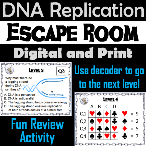 DNA Replication Activity: AP Biology Escape Room Science