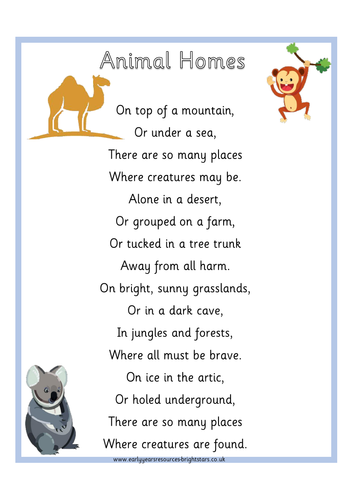 Top 135 + Short poem on animals in english - Lestwinsonline.com