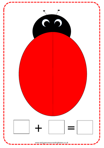 Ladybird Addition Template | Teaching Resources