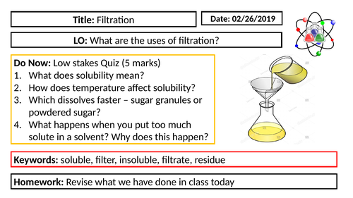 KS3 Chemistry - Filtration