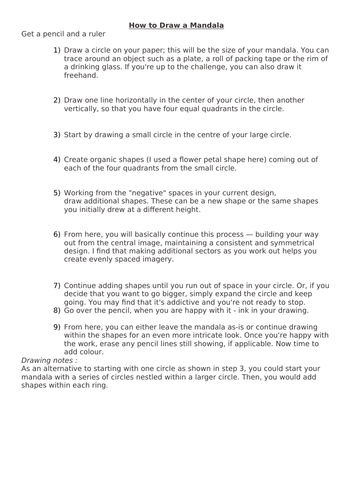 Meditation workshop