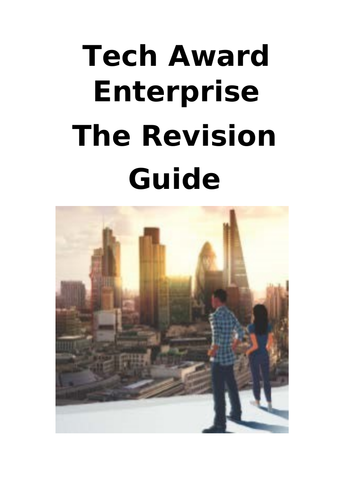 BTEC Tech Award in Enterprise Component 3 (Finance) Revision Guide