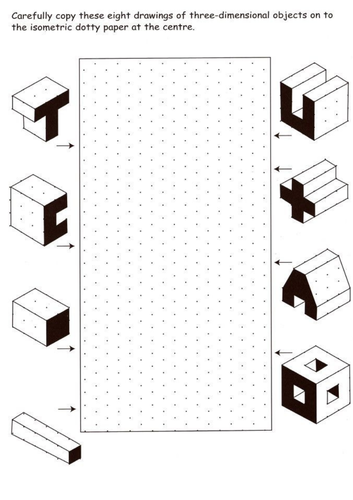 Product Design, Isometric drawing, Perspective, Graphics lesson, booklet.