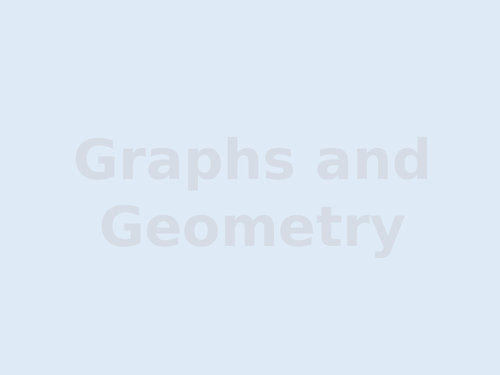 Graphs and Geometry